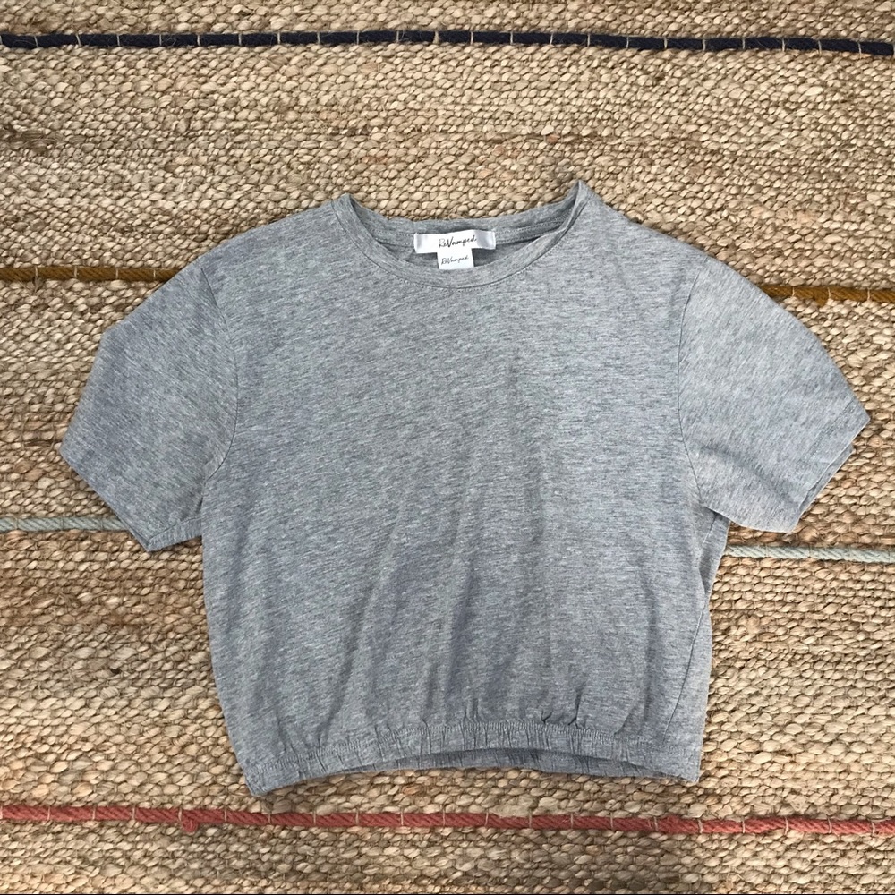 Revamped gray tee